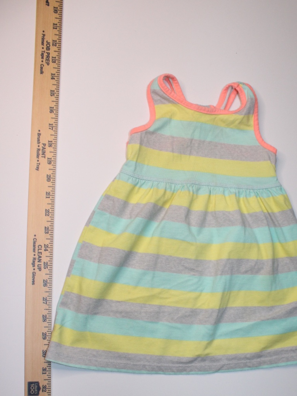 Healthtex 3T Pastel Striped Racerback Sundress